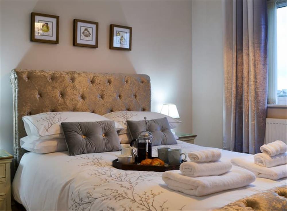 Relaxing double bedroom at Inland View in Trearddur Bay, near Holyhead, Anglesey, Gwynedd
