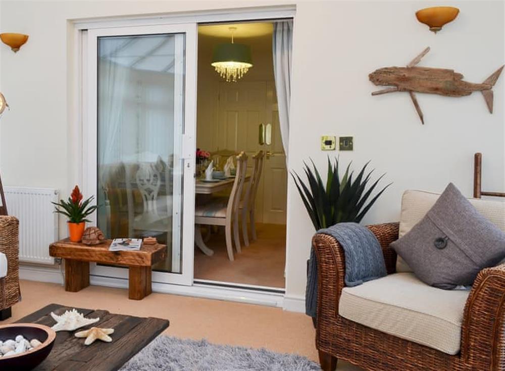 Spacious conservatory at Inland View in Trearddur Bay, near Holyhead, Anglesey, Gwynedd