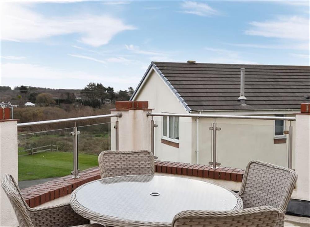 Stunning panoramic views from the balcony at Inland View in Trearddur Bay, near Holyhead, Anglesey, Gwynedd