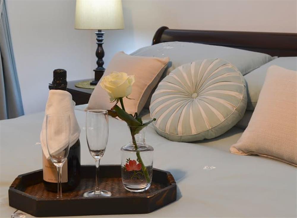 Tranquil bedroom with kingsize bed and en-suite (photo 2) at Inland View in Trearddur Bay, near Holyhead, Anglesey, Gwynedd