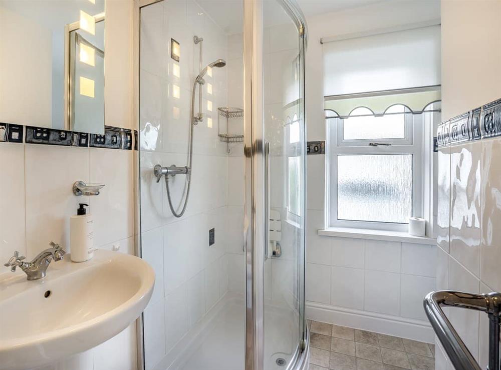 Shower room at Innishkea in Penally, Dyfed