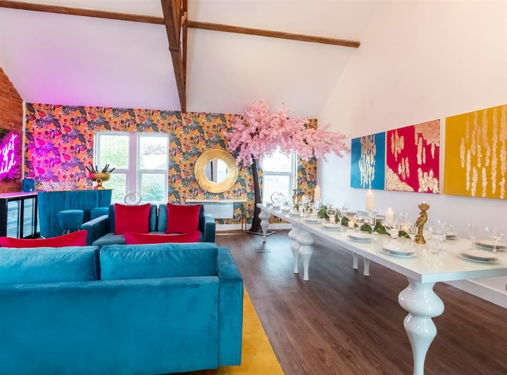 Open plan living space at Innvigour in York, North Yorkshire