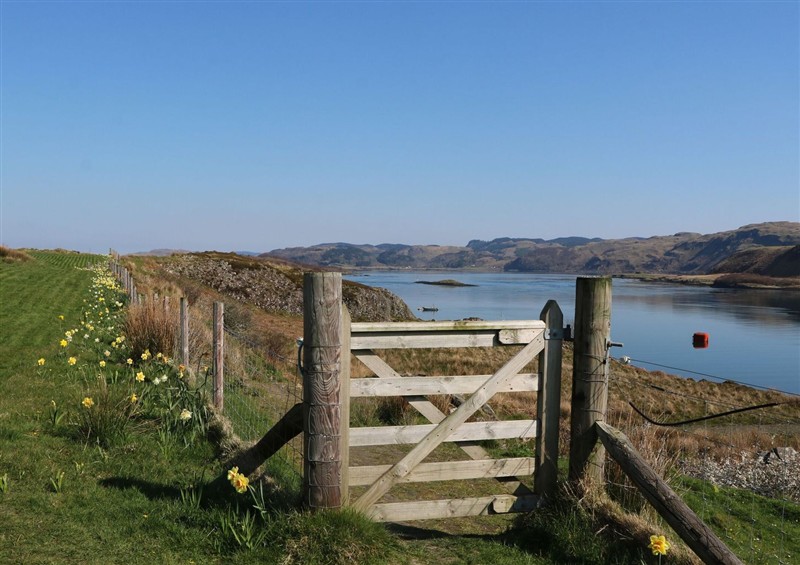 Enjoy the garden at Insh, Cullipool
