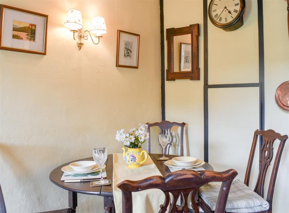 Dining Area at Intake Cottage in Low Row, near Reeth, North Yorkshire