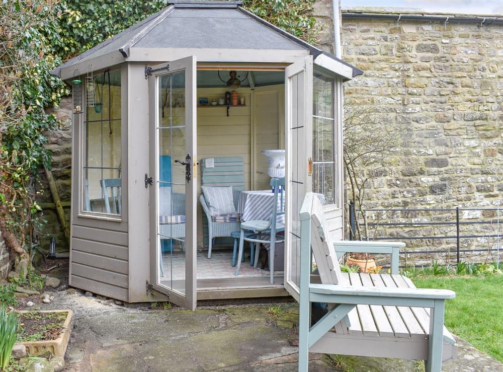 Summerhouse at Intake Cottage in Low Row, near Reeth, North Yorkshire