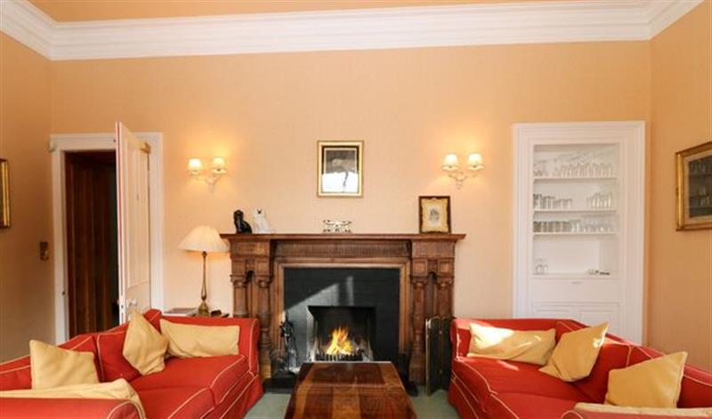 Relax in the living area at Inverallan House, Cairngorms National Park