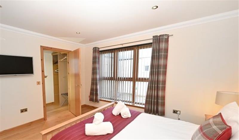One of the bedrooms at Inverness City Apartment, Inverness