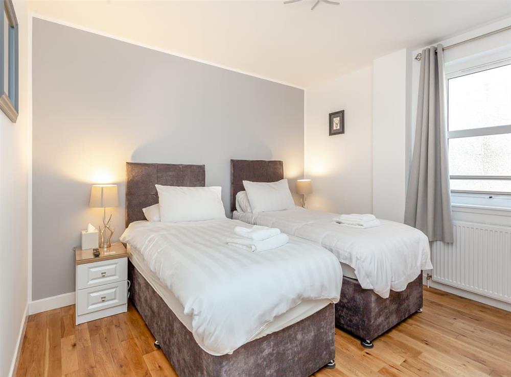 Twin bedroom at Inverness Highland Apartment in Inverness, Inverness-Shire