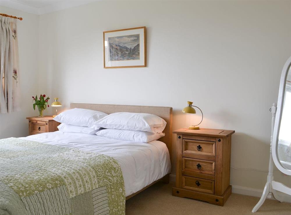 Warm and welcoming double bedroom at Invernoe Cottage in Taynuilt, near Oban, Argyll and Bute, Scotland