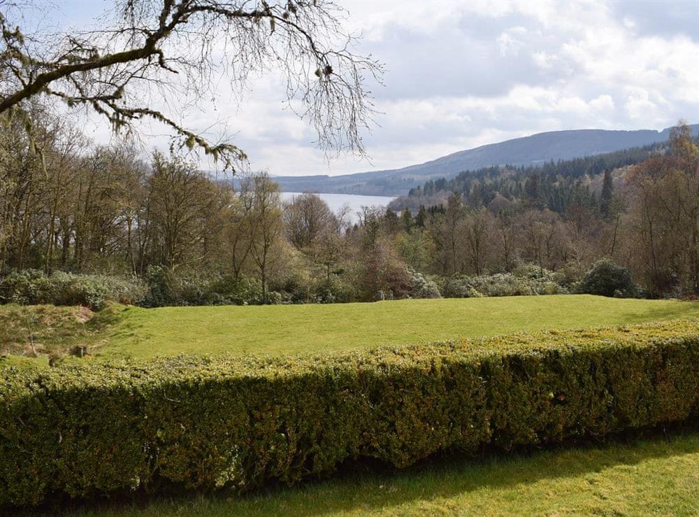 Fabulous views over the garden at The Rob Roy Apartment,
