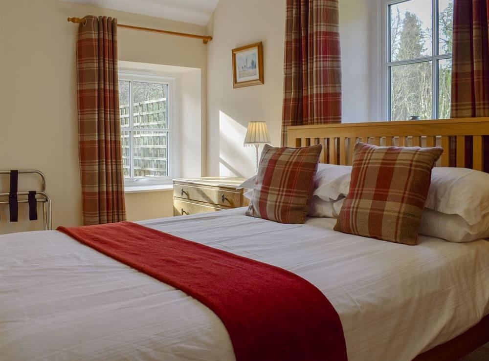 Comfortable double bedroom at Bonnies Bothy, 