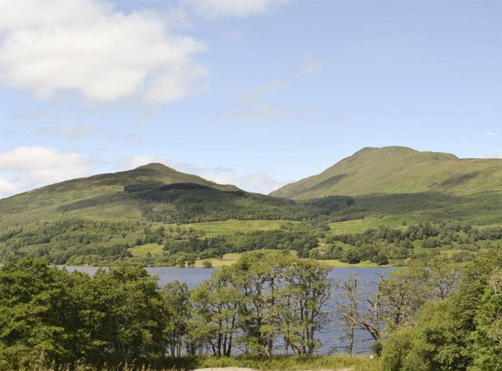 Breath-taking Loch Venachar and the Troccachs national park at Graces Cottage, 
