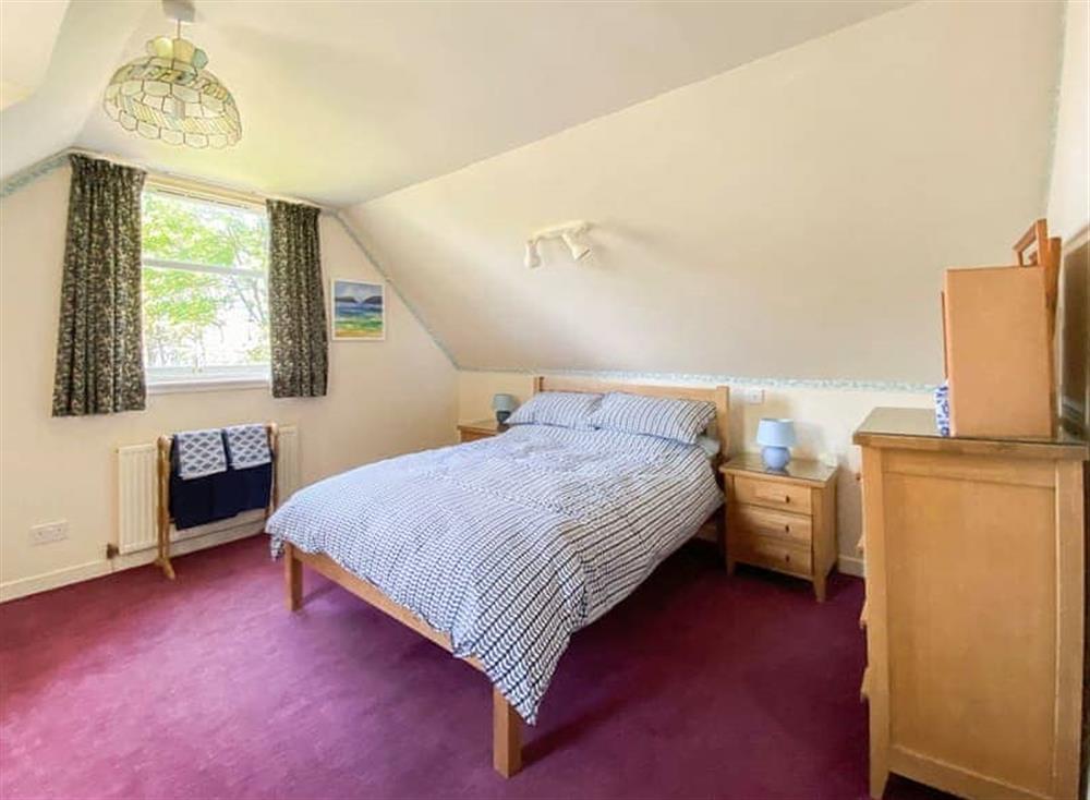 Double bedroom at Inverwick Cottage in Nairn, Morayshire