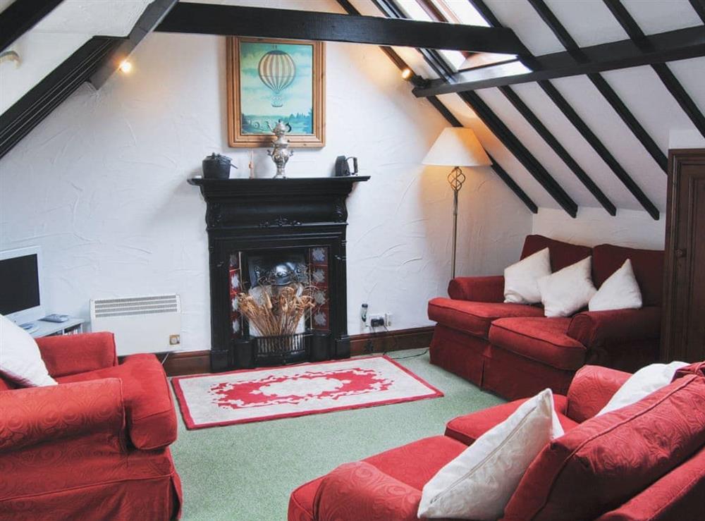 Living room at Iolanda in Polperro, Cornwall., Great Britain