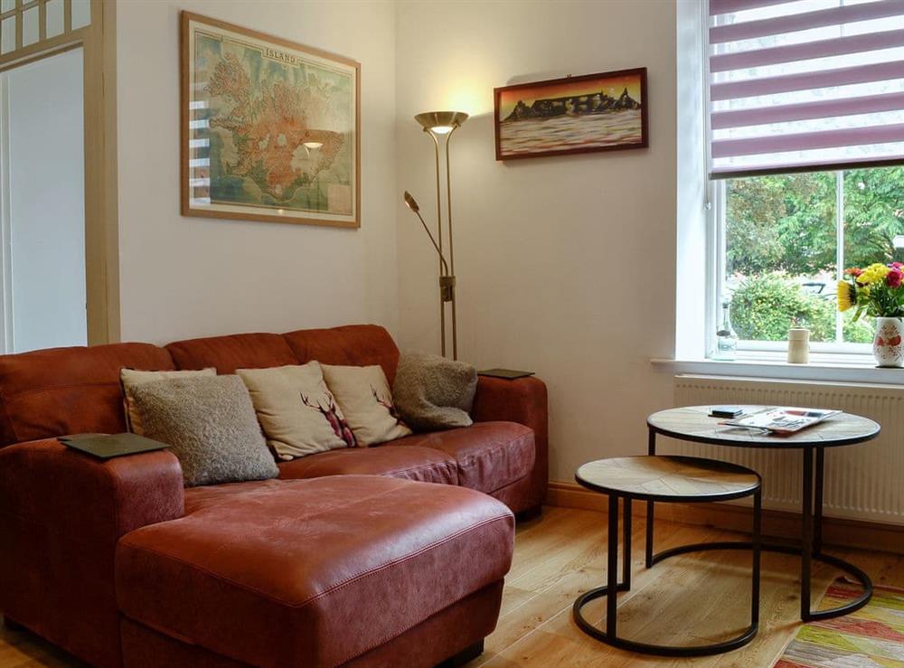 Comfortable living room at Isaac House in Cockermouth, Cumbria