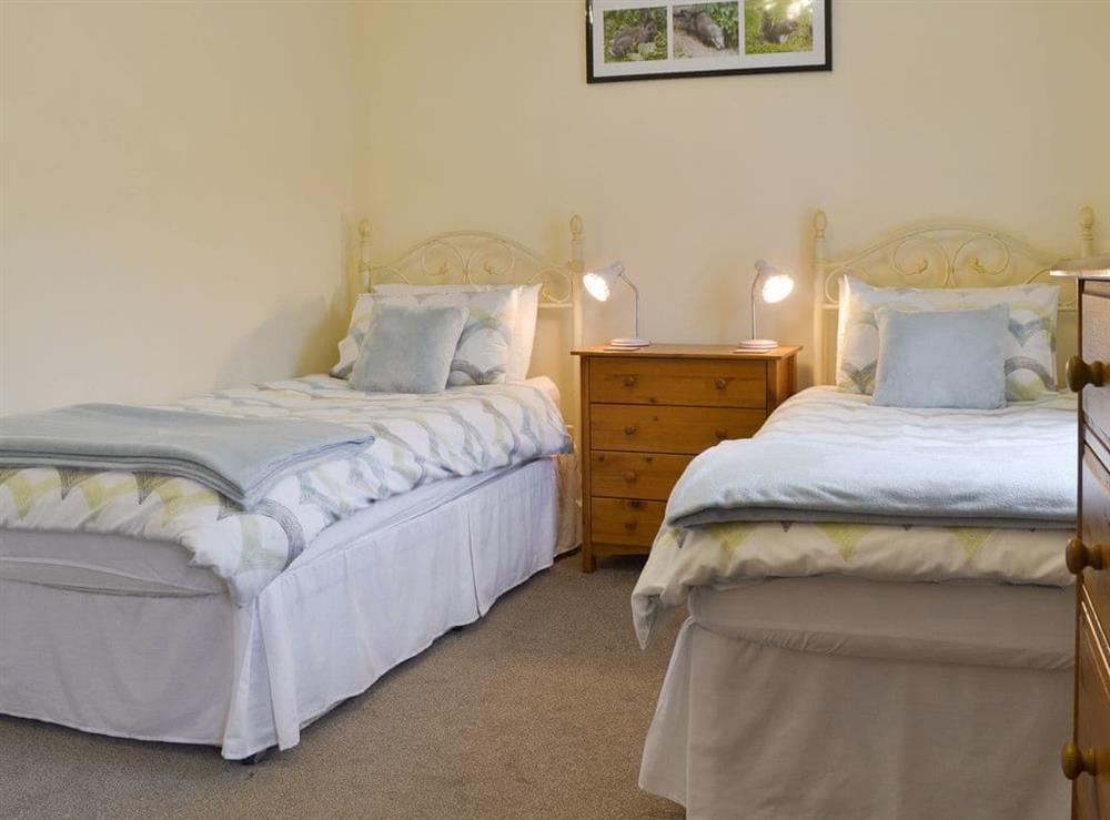 Good-sized twin bedroom at Isallt in Nantlle, near Beddgelert, Gwynedd