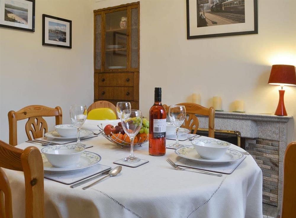 Spacious dining room at Isallt in Nantlle, near Beddgelert, Gwynedd