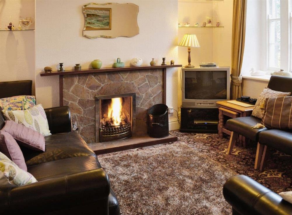 Living room at Isfryn in Criccieth, Gwynedd