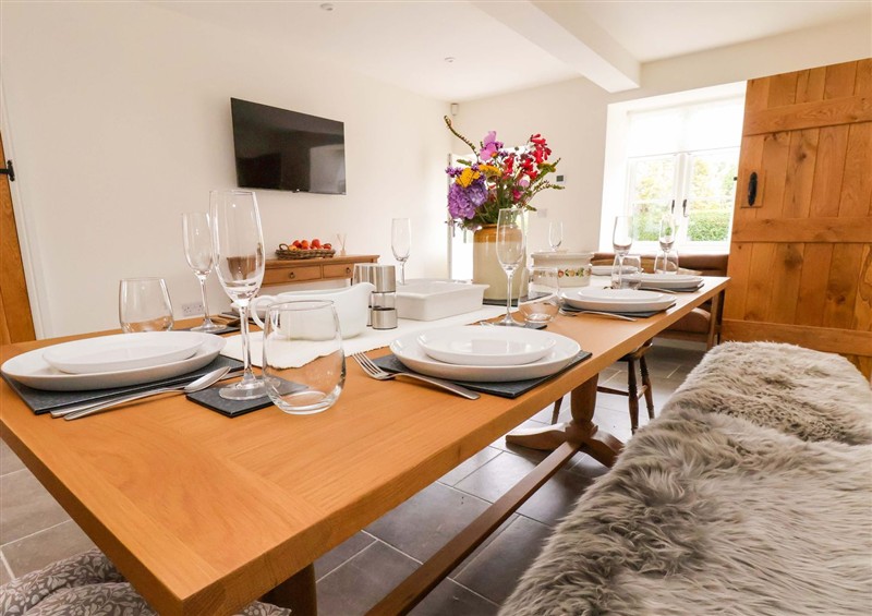 The dining room at Isfryn, Nercwys near Mold