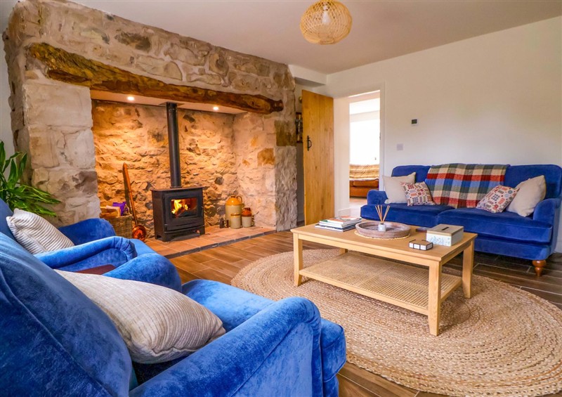 The living room at Isfryn, Nercwys near Mold