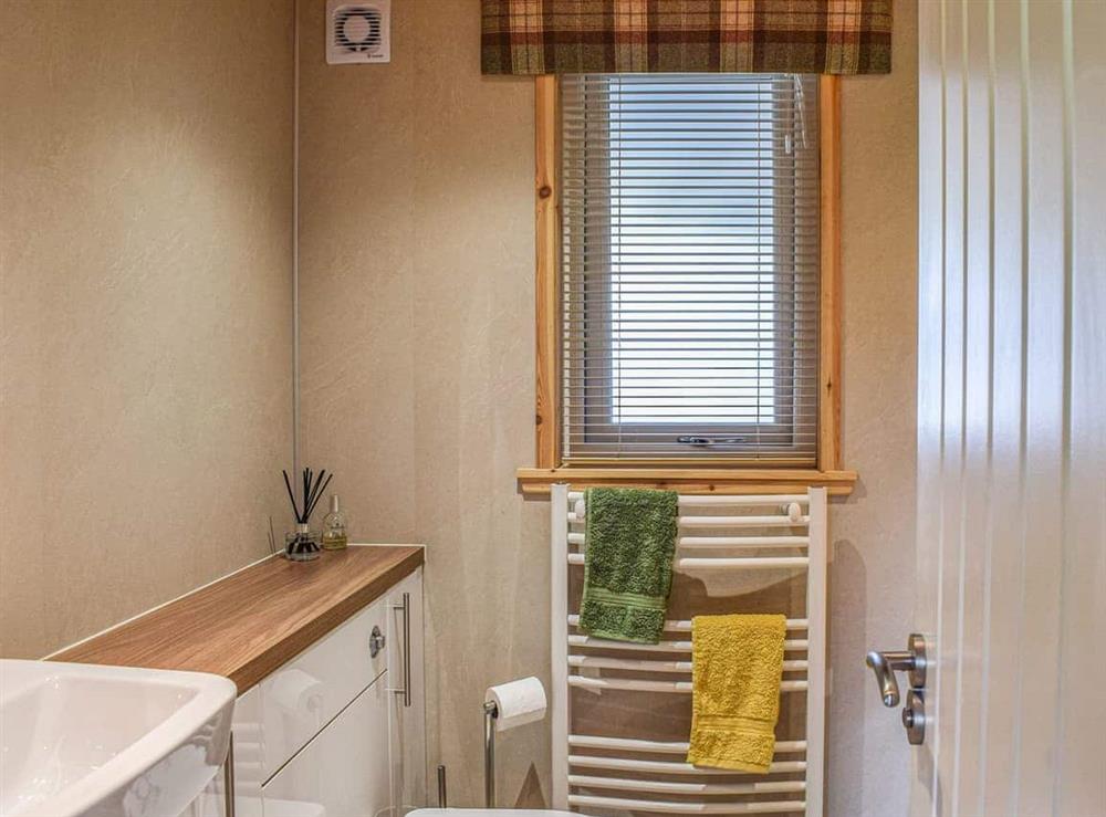 Bathroom at Islabank Lodge in Auchterarder, Perthshire