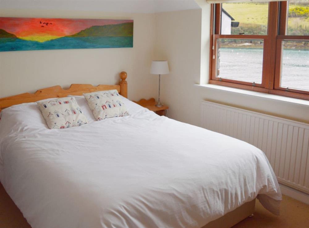 Double bedroom with great views of the water at Island Quay 10 in Island St, Devon