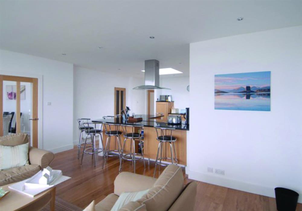 Island View sitting/dining room at Island View in Ayr, Ayrshire