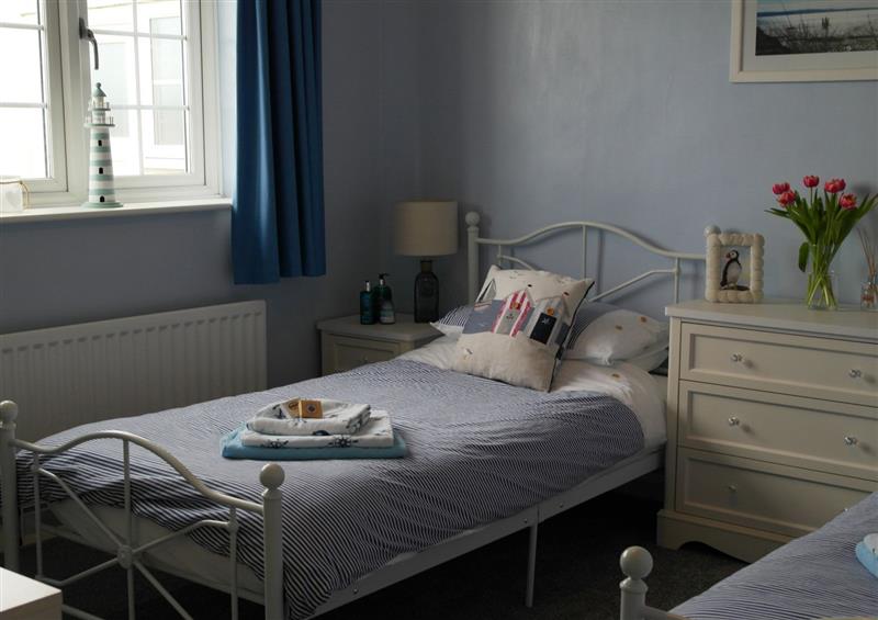 One of the bedrooms at Island View Cottage, High Hauxley near Amble