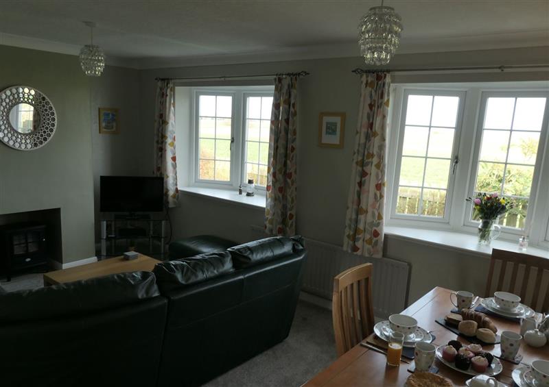 Relax in the living area at Island View Cottage, High Hauxley near Amble