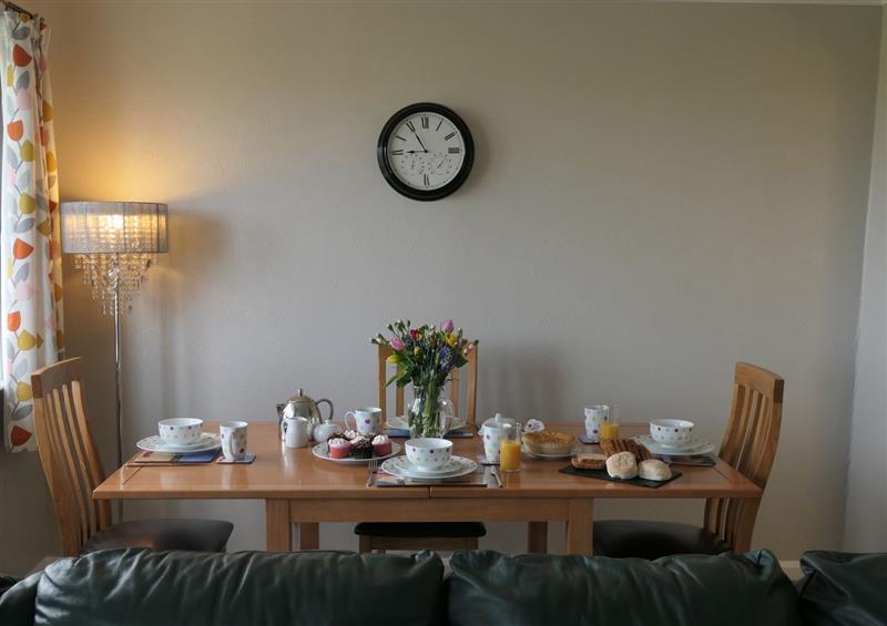 The living area at Island View Cottage, High Hauxley near Amble