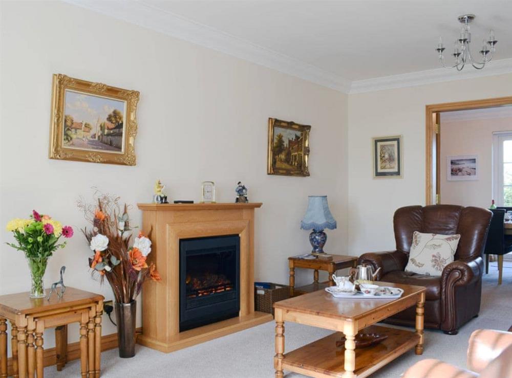 Charming living room at Island View in Crail, near Anstruther, Fife
