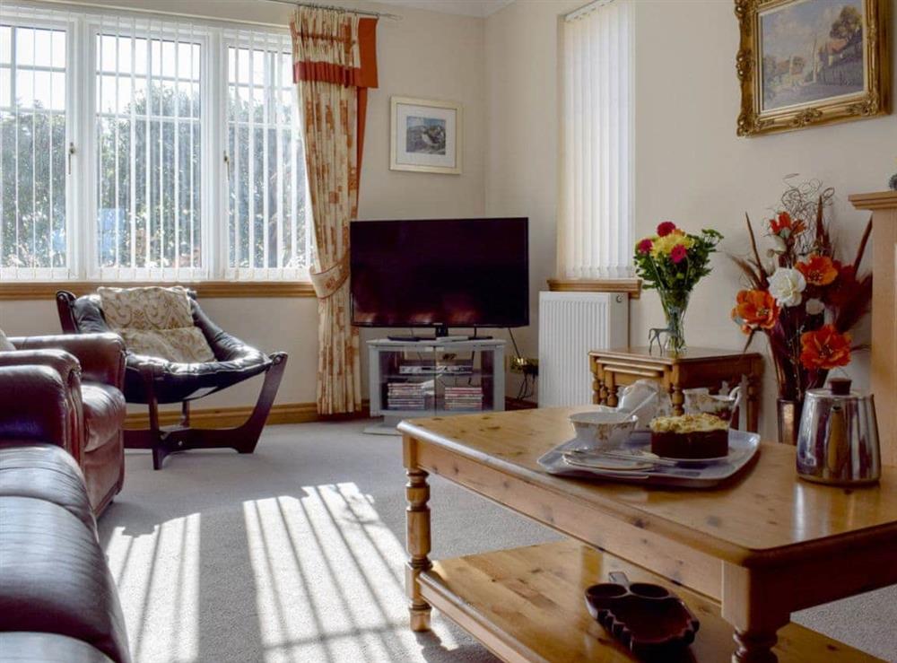 Comfortable living room at Island View in Crail, near Anstruther, Fife