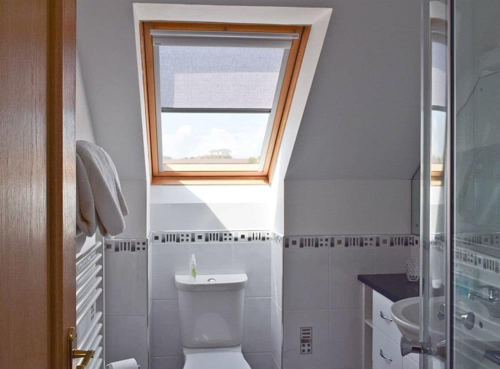Shower room at Island View in Crail, near Anstruther, Fife