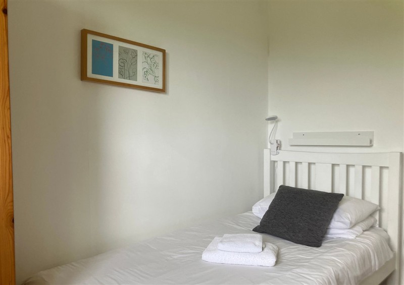 A bedroom in Island View Lodge at Island View Lodge, Back of Keppoch near Arisaig