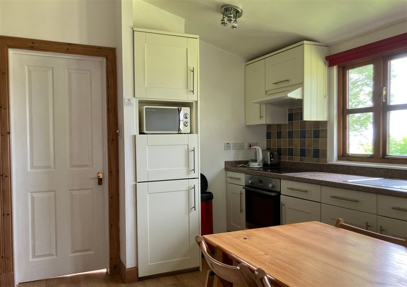 The kitchen at Island View Lodge, Back of Keppoch near Arisaig