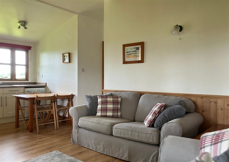 The living area at Island View Lodge, Back of Keppoch near Arisaig