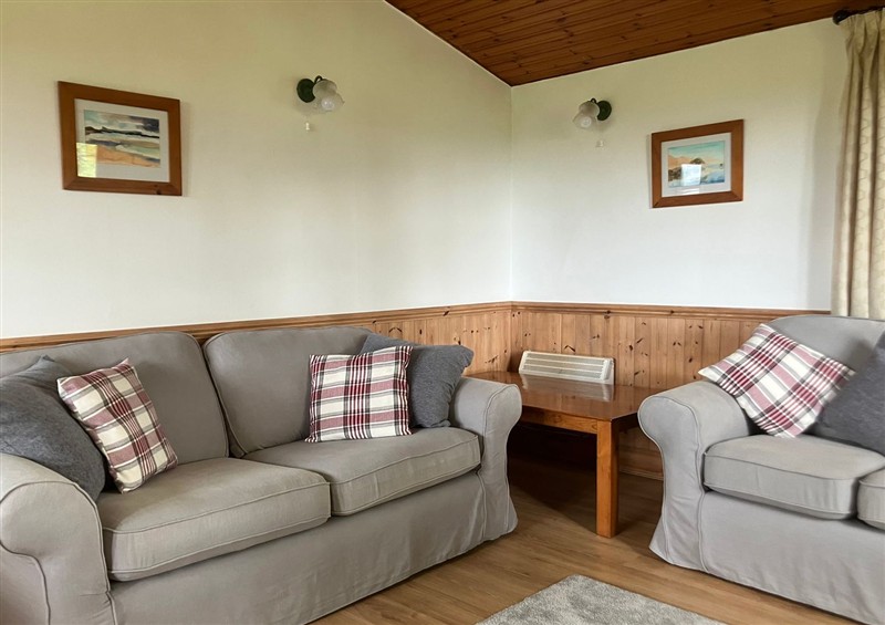 The living room at Island View Lodge, Back of Keppoch near Arisaig