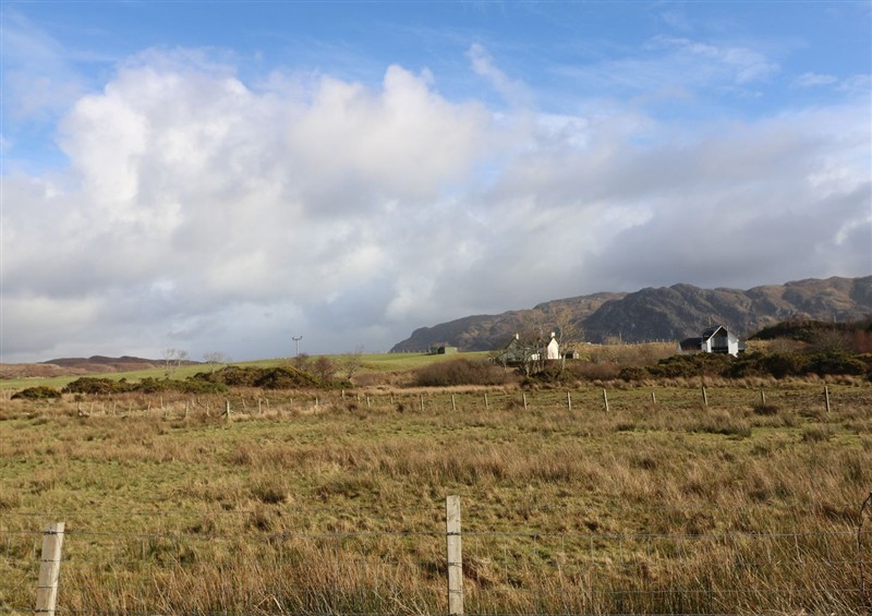 This is the garden at Island View Lodge, Back of Keppoch near Arisaig