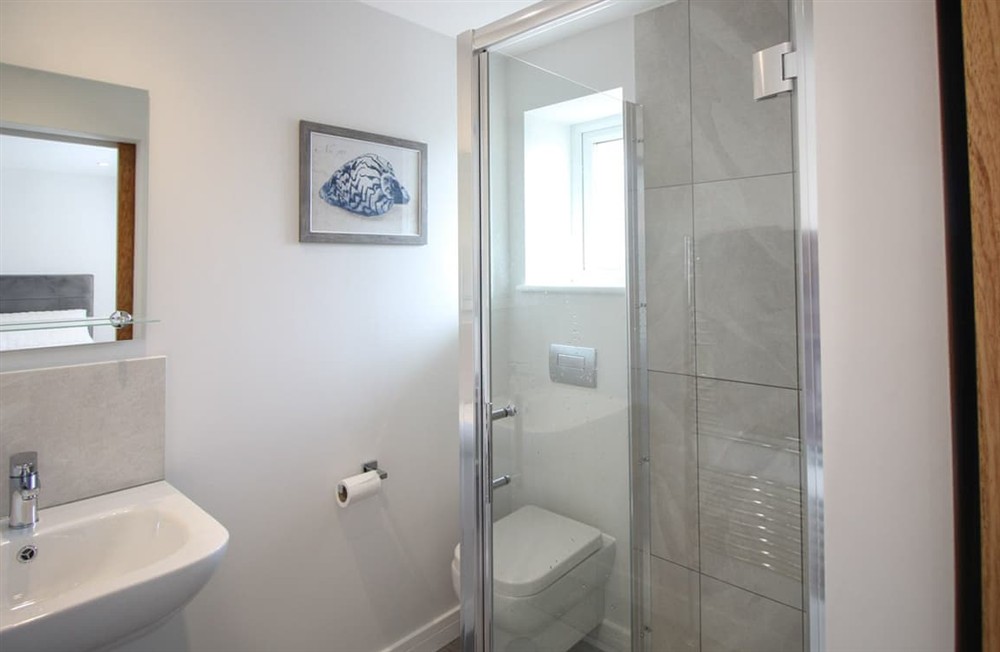 Bathroom at Island View in Tintagel, Cornwall