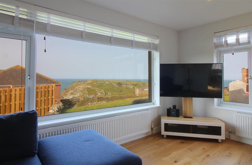Living area (photo 6) at Island View in Tintagel, Cornwall