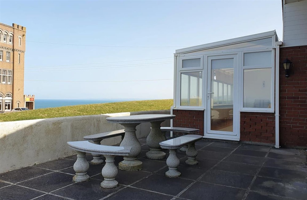 Outdoor area at Island View in Tintagel, Cornwall