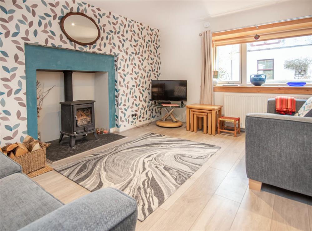 Living room at Islas Cottage in Nairn, Morayshire
