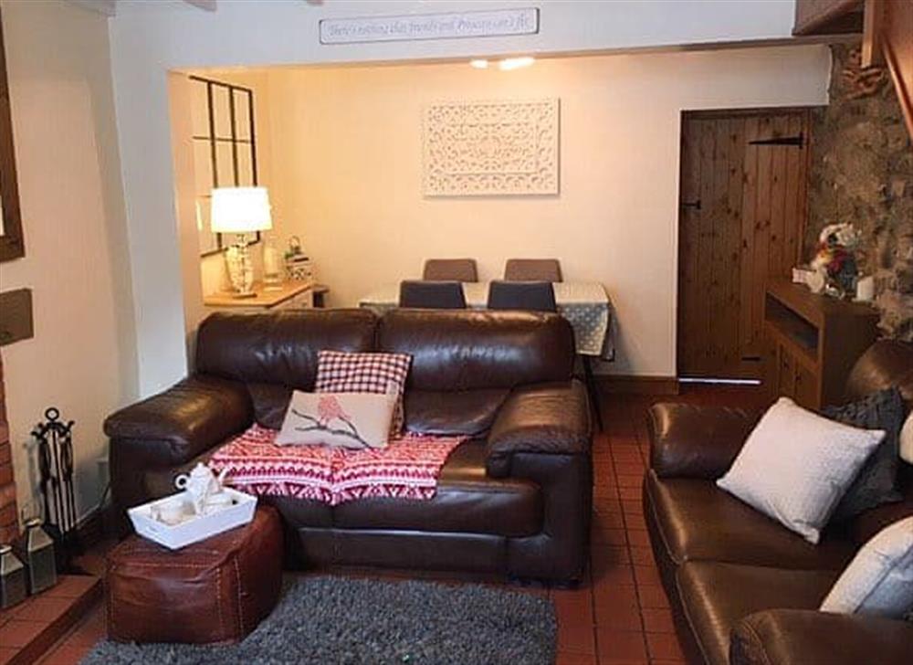 Living room/dining room at Islas Cottage in Ystradgynlais, near Swansea, Powys