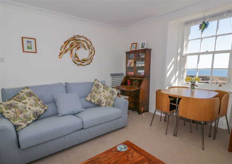 The living room at Isle of May View, Cellardyke