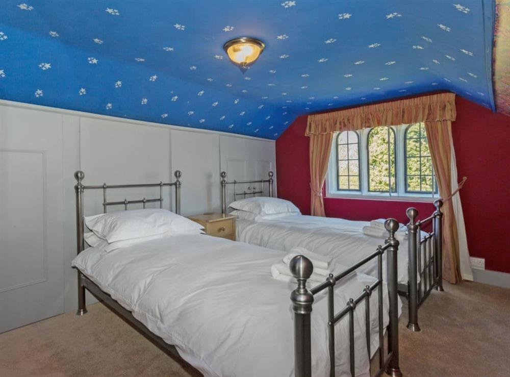 Attractive twin bedroom at Islington Hall in Tilney All Saints, near King’s Lynn, Norfolk