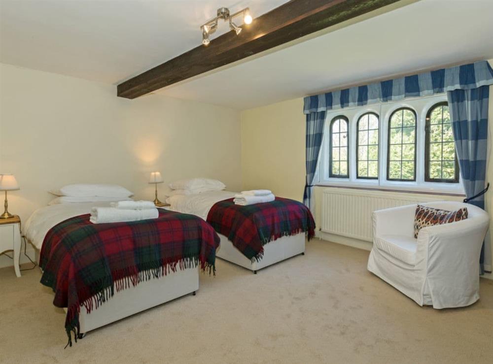 Generous sized�twin bedroom at Islington Hall in Tilney All Saints, near King’s Lynn, Norfolk