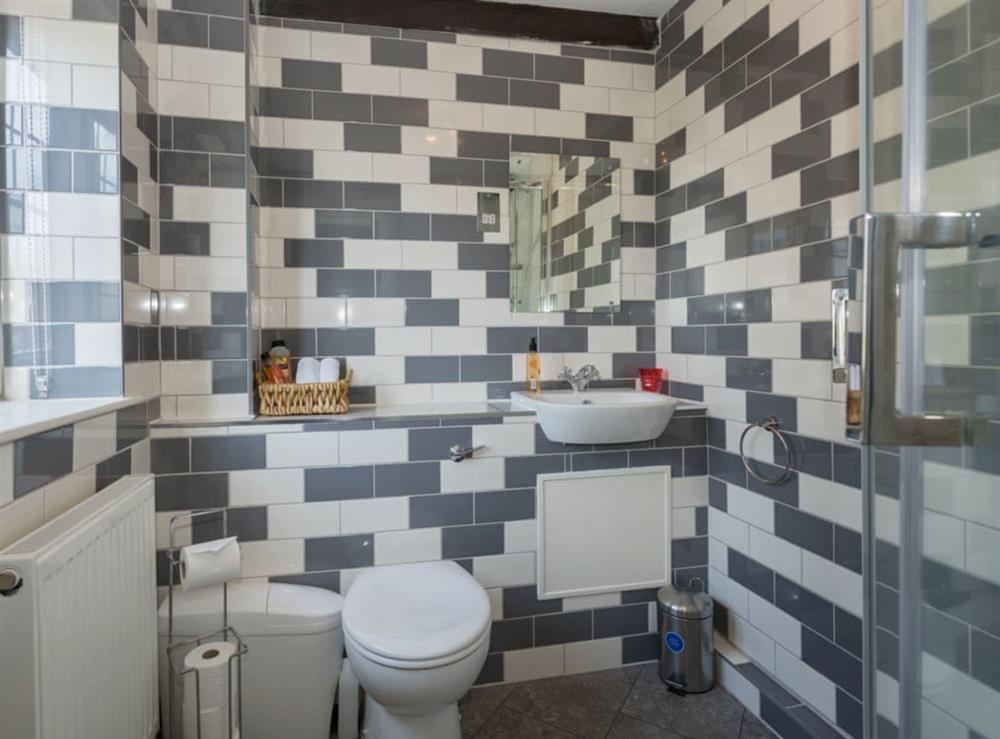 Tastefully modernised shower room at Islington Hall in Tilney All Saints, near King’s Lynn, Norfolk