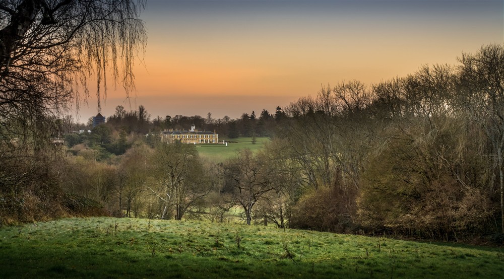 The area surrounding Yew Tree Barn, Surrey at Itteringham Manor in Aylsham, Norfolk
