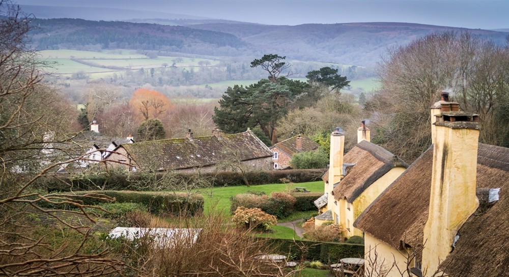 The beautiful exterior and surrounding area of Ivys Cottage, Selworthy Green, at Itteringham Manor in Aylsham, Norfolk