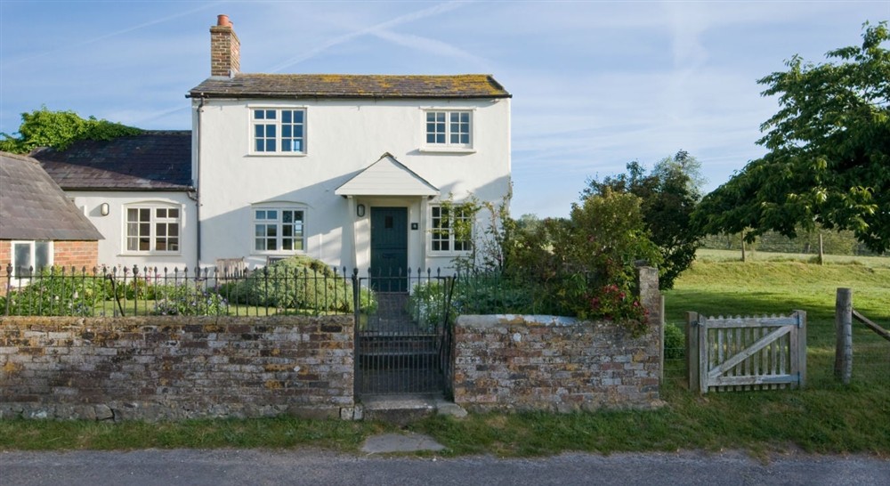 The exterior of Fishlocks Cottage, Avebury, Wiltshire at Itteringham Manor in Aylsham, Norfolk